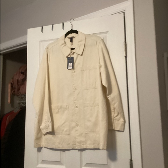 Universal Thread Cream Jean Jacket - Picture 2 of 4